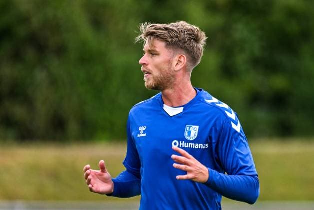 GER, 2. BL, 1. FC Magdeburg, Trainingslager in Bad Wörishofen 09.07.2025, Stadion Am Unteren Hart, Bad Wörishofen, GER, 2. BL, 1. FC Magdeburg, Trainingslager in Bad Wörishofen, im Bild Marcus Mathisen (Magdeburg, 16)