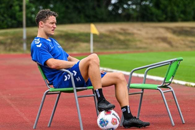 GER, 2. BL, 1. FC Magdeburg, Trainingslager in Bad Wörishofen 09.07.2025, Stadion Am Unteren Hart, Bad Wörishofen, GER, 2. BL, 1. FC Magdeburg, Trainingslager in Bad Wörishofen, im Bild Martijn Kaars (Magdeburg, 9)