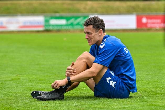 GER, 2. BL, 1. FC Magdeburg, Trainingslager in Bad Wörishofen 09.07.2025, Stadion Am Unteren Hart, Bad Wörishofen, GER, 2. BL, 1. FC Magdeburg, Trainingslager in Bad Wörishofen, im Bild Martijn Kaars (Magdeburg, 9)