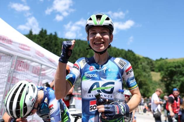 Ag Insurance - Soudal Team™s Gigante Sarah during the 4th stage of the Giro d™Italia Women, from Castello Tesino to Pianezze, Italy Wednesday, July 9, 2025. - cycling .  Copyright: xAlessandroxGarofalo LaPressex