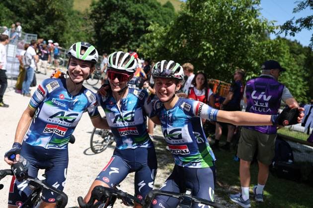 Ag Insurance - Soudal Team™s Gigante Sarah during the 4th stage of the Giro d™Italia Women, from Castello Tesino to Pianezze, Italy Wednesday, July 9, 2025. - cycling .  Copyright: xAlessandroxGarofalo LaPressex