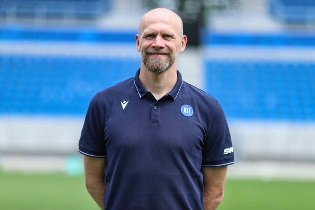 Markus Miller (Karlsruher SC, Torwart-Trainer), GER, Karlsruher SC (KSC, Karlsruhe), Fussball, 2. Bundesliga, Portaettermin, Spielzeit 2025 2026, 09.07.2025, DFL REGULATIONS PROHIBIT ANY USE OF PHOTOGRAPHS AS IMAGE SEQUENCES AND OR QUASI-VIDEO, GER, Karlsruher SC (KSC, Karlsruhe), Fussball, 2. Bundesliga, Portraettermin, Spielzeit 2025 2026, 09.07.2025 Karlsruhe