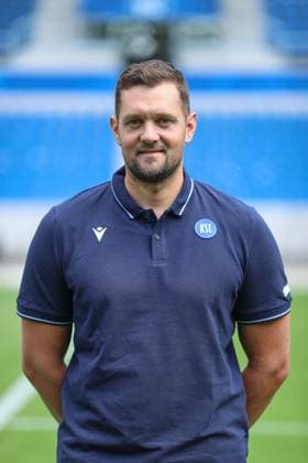 Florian Boeckler; Karlsruher SC, GER, Karlsruher SC (KSC, Karlsruhe), Fussball, 2. Bundesliga, Portaettermin, Spielzeit 2025 2026, 09.07.2025, DFL REGULATIONS PROHIBIT ANY USE OF PHOTOGRAPHS AS IMAGE SEQUENCES AND OR QUASI-VIDEO, GER, Karlsruher SC (KSC, Karlsruhe), Fussball, 2. Bundesliga, Portraettermin, Spielzeit 2025 2026, 09.07.2025 Karlsruhe