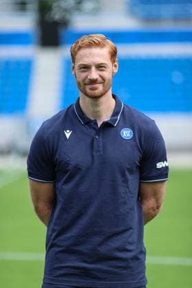 Wendelin Waecker, Karlsruher SC Rehatrainer, GER, Karlsruher SC (KSC, Karlsruhe), Fussball, 2. Bundesliga, Portaettermin, Spielzeit 2025 2026, 09.07.2025, DFL REGULATIONS PROHIBIT ANY USE OF PHOTOGRAPHS AS IMAGE SEQUENCES AND OR QUASI-VIDEO, GER, Karlsruher SC (KSC, Karlsruhe), Fussball, 2. Bundesliga, Portraettermin, Spielzeit 2025 2026, 09.07.2025 Karlsruhe