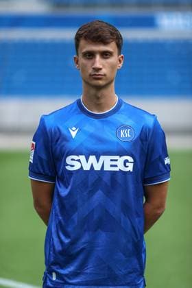 Noah Rupp (Karlsruher SC, 08), GER, Karlsruher SC (KSC, Karlsruhe), Fussball, 2. Bundesliga, Portaettermin, Spielzeit 2025 2026, 09.07.2025, DFL REGULATIONS PROHIBIT ANY USE OF PHOTOGRAPHS AS IMAGE SEQUENCES AND OR QUASI-VIDEO, GER, Karlsruher SC (KSC, Karlsruhe), Fussball, 2. Bundesliga, Portraettermin, Spielzeit 2025 2026, 09.07.2025 Karlsruhe