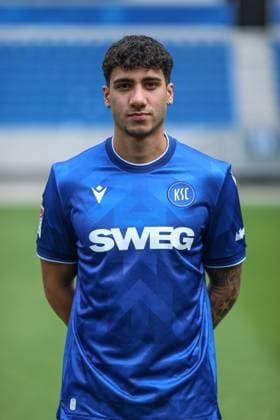 Efe Kaan Sihlaroglu (Karlsruher SC, 38), GER, Karlsruher SC (KSC, Karlsruhe), Fussball, 2. Bundesliga, Portaettermin, Spielzeit 2025 2026, 09.07.2025, DFL REGULATIONS PROHIBIT ANY USE OF PHOTOGRAPHS AS IMAGE SEQUENCES AND OR QUASI-VIDEO, GER, Karlsruher SC (KSC, Karlsruhe), Fussball, 2. Bundesliga, Portraettermin, Spielzeit 2025 2026, 09.07.2025 Karlsruhe