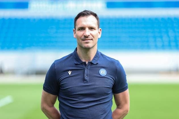 Mario Eggimann (Karlsruher SC, Geschaeftsfuehrer , GER, Karlsruher SC (KSC, Karlsruhe), Fussball, 2. Bundesliga, Portaettermin, Spielzeit 2025 2026, 09.07.2025, DFL REGULATIONS PROHIBIT ANY USE OF PHOTOGRAPHS AS IMAGE SEQUENCES AND OR QUASI-VIDEO, GER, Karlsruher SC (KSC, Karlsruhe), Fussball, 2. Bundesliga, Portraettermin, Spielzeit 2025 2026, 09.07.2025 Karlsruhe