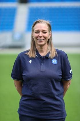 Anja Bergheim, GER, Karlsruher SC (KSC, Karlsruhe), Fussball, 2. Bundesliga, Portaettermin, Spielzeit 2025 2026, 09.07.2025, DFL REGULATIONS PROHIBIT ANY USE OF PHOTOGRAPHS AS IMAGE SEQUENCES AND OR QUASI-VIDEO, GER, Karlsruher SC (KSC, Karlsruhe), Fussball, 2. Bundesliga, Portraettermin, Spielzeit 2025 2026, 09.07.2025 Karlsruhe