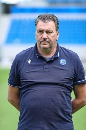 Torsten Merkel; Karlsruher SC Zeugwart, GER, Karlsruher SC (KSC, Karlsruhe), Fussball, 2. Bundesliga, Portaettermin, Spielzeit 2025 2026, 09.07.2025, DFL REGULATIONS PROHIBIT ANY USE OF PHOTOGRAPHS AS IMAGE SEQUENCES AND OR QUASI-VIDEO, GER, Karlsruher SC (KSC, Karlsruhe), Fussball, 2. Bundesliga, Portraettermin, Spielzeit 2025 2026, 09.07.2025 Karlsruhe