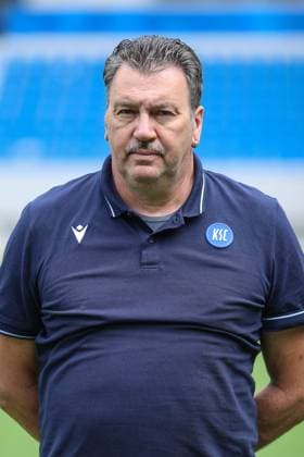 Torsten Merkel; Karlsruher SC Zeugwart, GER, Karlsruher SC (KSC, Karlsruhe), Fussball, 2. Bundesliga, Portaettermin, Spielzeit 2025 2026, 09.07.2025, DFL REGULATIONS PROHIBIT ANY USE OF PHOTOGRAPHS AS IMAGE SEQUENCES AND OR QUASI-VIDEO, GER, Karlsruher SC (KSC, Karlsruhe), Fussball, 2. Bundesliga, Portraettermin, Spielzeit 2025 2026, 09.07.2025 Karlsruhe