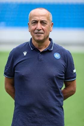 Cafer Aydogan; Karlsruher SC Zeugwart, GER, Karlsruher SC (KSC, Karlsruhe), Fussball, 2. Bundesliga, Portaettermin, Spielzeit 2025 2026, 09.07.2025, DFL REGULATIONS PROHIBIT ANY USE OF PHOTOGRAPHS AS IMAGE SEQUENCES AND OR QUASI-VIDEO, GER, Karlsruher SC (KSC, Karlsruhe), Fussball, 2. Bundesliga, Portraettermin, Spielzeit 2025 2026, 09.07.2025 Karlsruhe