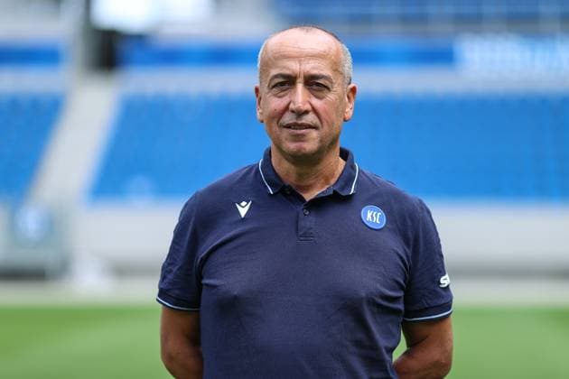Cafer Aydogan; Karlsruher SC Zeugwart, GER, Karlsruher SC (KSC, Karlsruhe), Fussball, 2. Bundesliga, Portaettermin, Spielzeit 2025 2026, 09.07.2025, DFL REGULATIONS PROHIBIT ANY USE OF PHOTOGRAPHS AS IMAGE SEQUENCES AND OR QUASI-VIDEO, GER, Karlsruher SC (KSC, Karlsruhe), Fussball, 2. Bundesliga, Portraettermin, Spielzeit 2025 2026, 09.07.2025 Karlsruhe