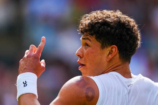 Ben Shelton during his quarter final match Wimbledon Tennis Championships, Day 10, The All England Lawn Tennis and Croquet Club, London, UK - 09 Jul 2025London The All England Lawn Tennis and United Kingdom  Copyright: xJavierxGarcia Shutterstockx 15389393ee