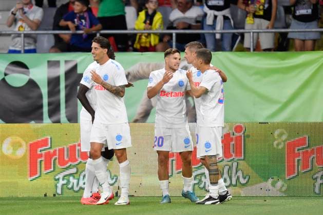 BUCHAREST - UEFA CHAMPIONS LEAGUE - FCSB - INTER CLUB D ESCALDES Dennis Politic in action during the UEFA Champions League 2025 2026 First qualifying round game between FCSB and Inter Club d Escaldes, Steaua Stadium, July 09, 2025. Imago Images Alex Nicodim Copyright: xAlexxNicodimx