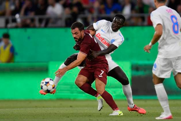 BUCHAREST - UEFA CHAMPIONS LEAGUE - FCSB - INTER CLUB D ESCALDES Guillaume Lopez in action during the UEFA Champions League 2025 2026 First qualifying round game between FCSB and Inter Club d Escaldes, Steaua Stadium, July 09, 2025. Imago Images Alex Nicodim Copyright: xAlexxNicodimx