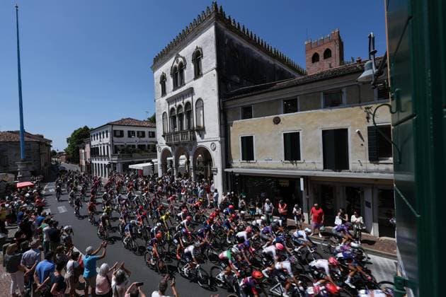 - during the 5th stage of the Giro d™Italia Women, from Mirano to Monselice, Italy Thursday, July 10, 2025. - cycling .  Copyright: xAlessandroxGarofalo LaPressex