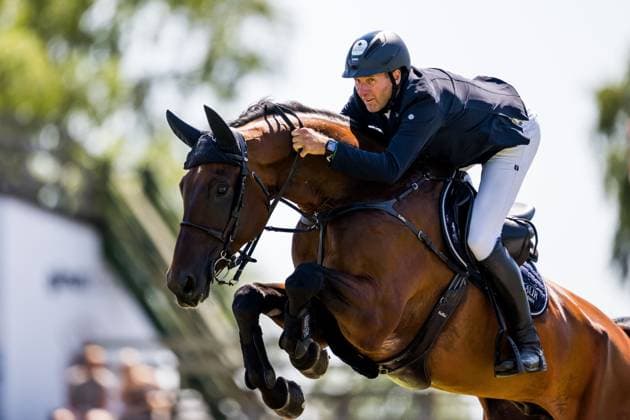 250710 Andre Thieme of Germany with horse Paule S competes in Falsterbo Grand Prix qualification during Falsterbo Horse Show on July 10, 2025 in Falsterbo. Photo: Petter Arvidson BILDBYRAN kod PA PA1054 ridsport equestrian falsterbo horse show bbeng falsterbo *** 250710 Andre Thieme of Germany with horse Paule S competes in Falsterbo Grand Prix qualification during Falsterbo Horse Show on July 10, 2025 in Falsterbo Photo Petter Arvidson BILDBYRAN kod PA PA1054 ridsport equestrian falsterbo horse show bbeng falsterbo  Copyright: PETTERxARVIDSON BB250710PA014