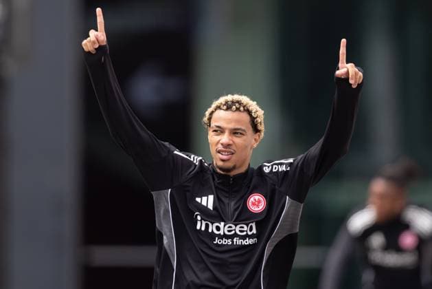 Trainingsstart Eintracht Frankfurt Hugo Ekitike (Eintracht Frankfurt, 11). Trainingsstart von Eintracht Frankfurt am 9. Juli im Deutsche Bank Park in Frankfurt am Main., Frankfurt am Main Hessen Deutschland Deutsche Bank Park