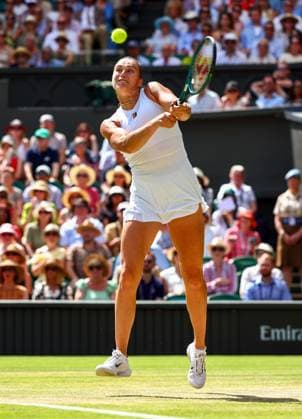 Aryna Sabalenka during her semi final match Wimbledon Tennis Championships, Day 11, The All England Lawn Tennis and Croquet Club, London, UK - 10 Jul 2025London The All England Lawn Tennis and United Kingdom  Copyright: xJamesxMarsh Shutterstockx 15390590da