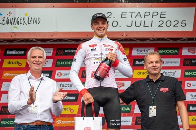 CYCLING - Tour of Austria 2025 SANKT JOHANN,AUSTRIA,10.JUL.25 - CYCLING - Tour of Austria, stage 2, Bischofshofen - Sankt Johann Alpendorf. Image shows Emanuel Zangerle (AUT Team Vorarlberg).  GEPAxpictures xWolfgangxKofler