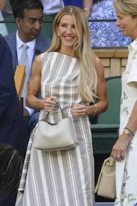 Wimbledon Tennis Championships - Day 11 LONDON, UNITED KINGDOM - JULY 10: Ellie Goulding watches tennis from the Royal Box during day eleven of the 2025 Wimbledon Championships at The All England Lawn Tennis and Croquet Club in Wimbledon on July 10, 2025, in London, England Ray Tang Anadolu London United Kingdom. Editorial use only. Please get in touch for any other usage.  Copyright: x2025xAnadoluxRayxTangx
