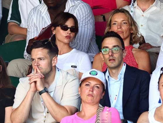 Jenna Coleman and Perdita Weeks watching the action on Centre Court Wimbledon Tennis Championships, Day 11, The All England Lawn Tennis and Croquet Club, London, UK - 10 Jul 2025London The All England Lawn Tennis and United Kingdom  Copyright: xJamesxMarsh Shutterstockx 15390590ed