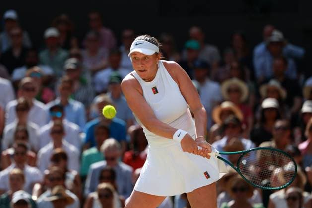 Amanda Anisimova, Damen Einzel, Ladies Singles Tennis - Wimbledon 2025 - Grand Slam ITF ATP, Tennis Herren WTA, Tennis Damen - AELTC - London - - Great Britain - 10 July 2025. Copyright: xJuergenxHasenkopfx