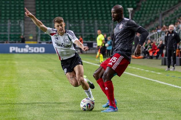 10.07.2025 WARSZAWA PILKA NOZNA LIGA EUROPY UEFA. ELIMINACJE. 1 RUNDA SEZON 2025 2026 - UEFA EUROPA LEAGUE FIRST QUALIFYING ROUND FIRST MATCH : LEGIA WARSAW - FK AKTOBE LEGIA WARSZAWA - FK AKTOBE. NZ. MARC GUAL GABY KIKI FOT. ANTONI BYSZEWSKI ARENA AKCJI --- 10.07.2025 WARSAW FOOTBALL. POLAND. UEFA EUROPE LEAGUE. QUALIFYING. 1ST ROUND. LEGIA WARSAW - FK AKTOBE. NEWSPIX.PL --- newspix.pl 