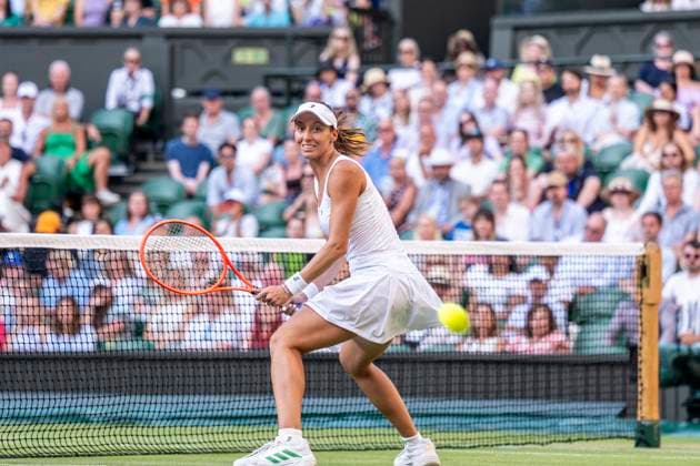 Luisa Stefani during the Wimbledon 2025 Mixed Doubles Final tennis match between Sam Verbeek & Katerina Siniakova v Luisa Stefani & Joe Salisbury at the All England Tennis Club in London, England. (Richard Callis Sports Press Photo SPP) Copyright: xRichardxCallis SportsxPressxPhotox xSPPx spp-en-RiCaPrPh-SPP25_richie_100725-1451007