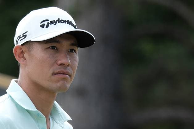 UK: The Genesis Scottish Open at The Renaissance Club, North Berwick, Scotland on 10 July 2025: Pictured: Collin Morikawa (USA) on the 2nd tee during the first round of the Genesis Scottish Open 2025 at The Renaissance Club, North Berwick, Scotland North Berwick The Renaissance Club Scotland Copyright: xAlexxToddx