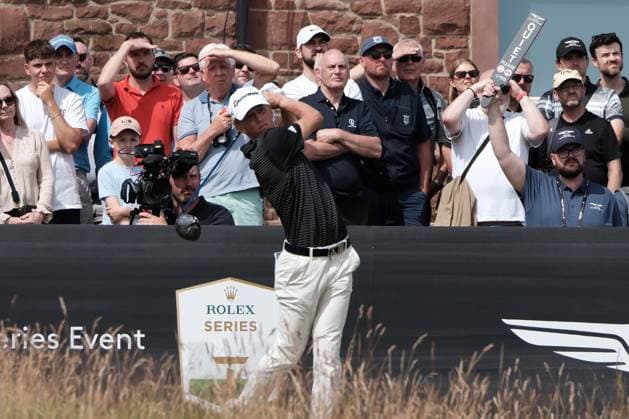 UK: The Genesis Scottish Open at The Renaissance Club, North Berwick, Scotland on 10 July 2025: Pictured: Martin Couvra (France) on the 3rd tee during the first round of the Genesis Scottish Open 2025 at The Renaissance Club, North Berwick, Scotland North Berwick The Renaissance Club Scotland Copyright: xAlexxToddx