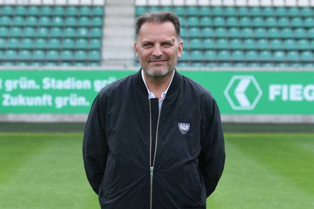 SC Preußen Münster; 2. BL, Porträttermin 2025 2026 Harald Menzel ( Teammanager Münster ); SC Preußen Münster; 2. BL, Porträttermin 2025 2026
