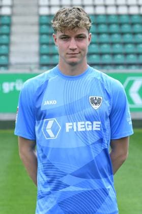 SC Preußen Münster; 2. BL, Porträttermin 2025 2026 Johannes Schenk ( Münster ); SC Preußen Münster; 2. BL, Porträttermin 2025 2026
