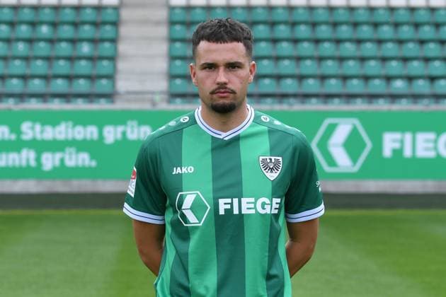 SC Preußen Münster; 2. BL, Porträttermin 2025 2026 Yassine Bouchama ( Münster ); SC Preußen Münster; 2. BL, Porträttermin 2025 2026