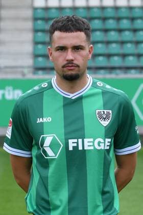SC Preußen Münster; 2. BL, Porträttermin 2025 2026 Yassine Bouchama ( Münster ); SC Preußen Münster; 2. BL, Porträttermin 2025 2026