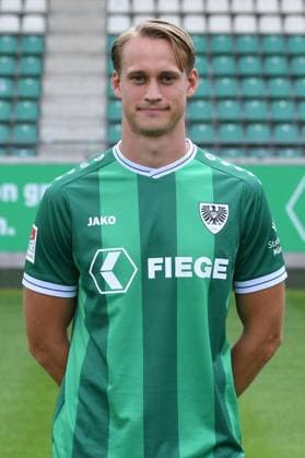 SC Preußen Münster; 2. BL, Porträttermin 2025 2026 Oscar Vilhelmsson ( Münster ); SC Preußen Münster; 2. BL, Porträttermin 2025 2026