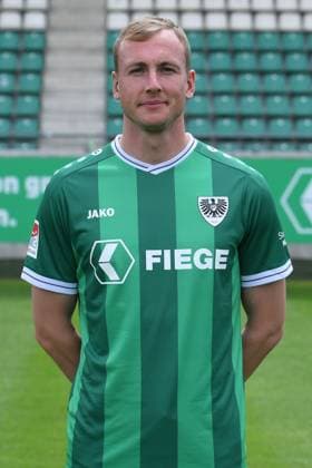 SC Preußen Münster; 2. BL, Porträttermin 2025 2026 Simon Scherder ( Münster ); SC Preußen Münster; 2. BL, Porträttermin 2025 2026