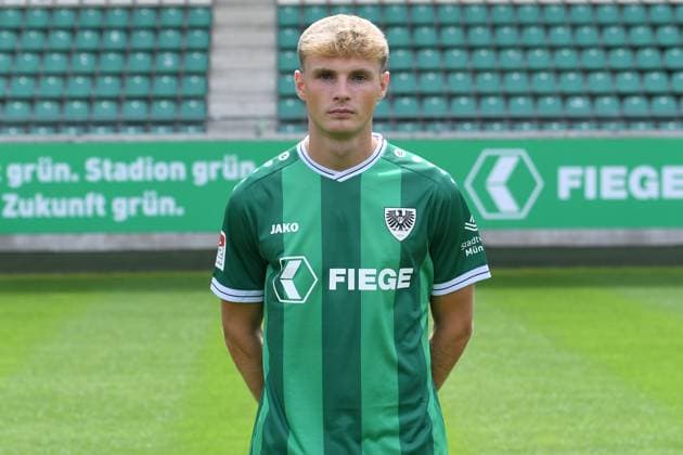 SC Preußen Münster; 2. BL, Porträttermin 2025 2026 Marvin Benjamins ( Münster ); SC Preußen Münster; 2. BL, Porträttermin 2025 2026