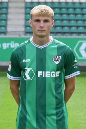 SC Preußen Münster; 2. BL, Porträttermin 2025 2026 Marvin Benjamins ( Münster ); SC Preußen Münster; 2. BL, Porträttermin 2025 2026