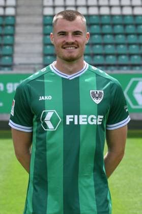 SC Preußen Münster; 2. BL, Porträttermin 2025 2026 Niko Koulis ( Münster ); SC Preußen Münster; 2. BL, Porträttermin 2025 2026