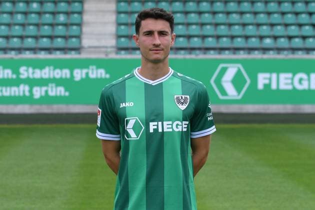 SC Preußen Münster; 2. BL, Porträttermin 2025 2026 Marco Meyerhöfer ( Münster ); SC Preußen Münster; 2. BL, Porträttermin 2025 2026