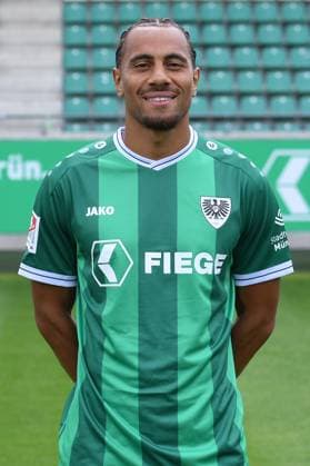 SC Preußen Münster; 2. BL, Porträttermin 2025 2026 Etienne Amenyido ( Münster ); SC Preußen Münster; 2. BL, Porträttermin 2025 2026