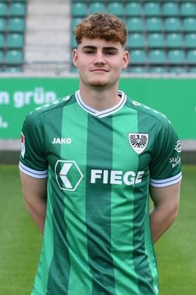 SC Preußen Münster; 2. BL, Porträttermin 2025 2026 Jakob Korte ( Münster ); SC Preußen Münster; 2. BL, Porträttermin 2025 2026