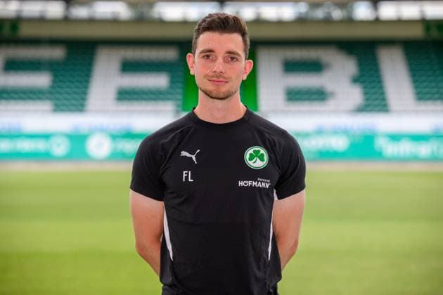 10.07.2025 - SpVgg Greuther Fürth ( Kleeblatt Spielvereinigung ) - 2. BL Fussball Bundesliga - Saison 2025 2026 - Fototermin Porträttermin Vorstellung Präsentation Pressetermin - - Einzelbild Einzelfoto Portrait Porträt Kopfbild - Florian Leimeister (Athletik-Trainer SpVgg Greuther Fürth)