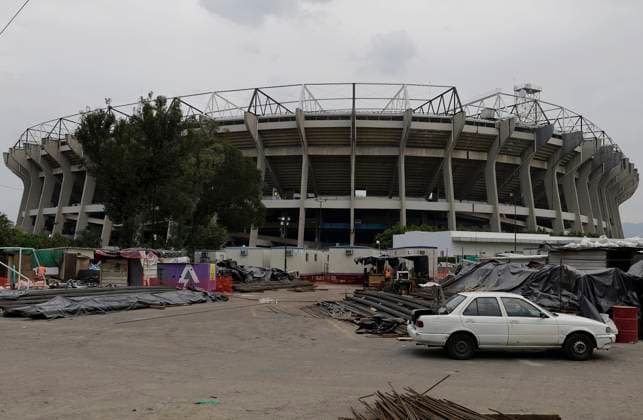 Remodelling Of The Azteca Stadium In Mexico World Cup 2026 View of the Azteca Stadium in Mexico City, Mexico, on July 10, 2025, which undergoes interior renovations for the 2026 World Cup to provide a better experience for the fans who will attend. Mexico City Mexico City Mexico  Copyright: xGerardoxVieyrax originalFilename:vieyra-notitle250710_npkfG.jpg
