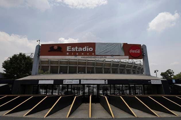 Remodelling Of The Azteca Stadium In Mexico World Cup 2026 View of the Azteca Stadium in Mexico City, Mexico, on July 10, 2025, which undergoes interior renovations for the 2026 World Cup to provide a better experience for the fans who will attend. Mexico City Mexico City Mexico  Copyright: xGerardoxVieyrax originalFilename:vieyra-notitle250710_npmpw.jpg