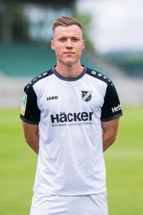 Marius Bauer; SV Rödinghausen; Regionalliga West, Porträttermin 2025 2026. Rödinghausen Nordrhein-Westfalen Deutschland Häcker Wiehenstadion