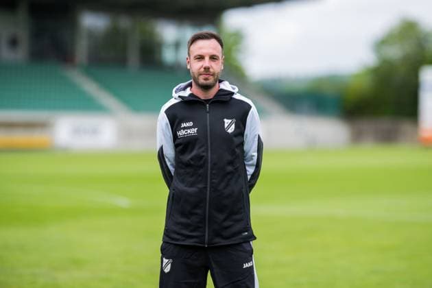 Marco Beier; SV Rödinghausen; Regionalliga West, Porträttermin 2025 2026. Rödinghausen Nordrhein-Westfalen Deutschland Häcker Wiehenstadion