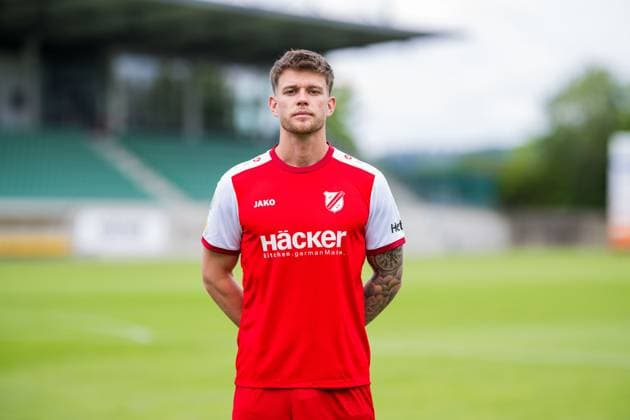 Hannes Kramp; SV Rödinghausen; Regionalliga West, Porträttermin 2025 2026. Rödinghausen Nordrhein-Westfalen Deutschland Häcker Wiehenstadion