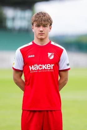 Max Koch; SV Rödinghausen; Regionalliga West, Porträttermin 2025 2026. Rödinghausen Nordrhein-Westfalen Deutschland Häcker Wiehenstadion